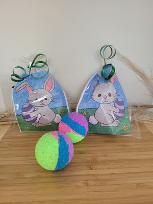 Easter Bunny Rainbow Bath Bomb Gift Pack