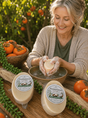 Organic Creamy Persimmon Soap