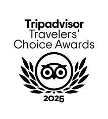 The 2021 Travellers' Choice logo awarded by Tripadvisor to V8 Trike Tours 