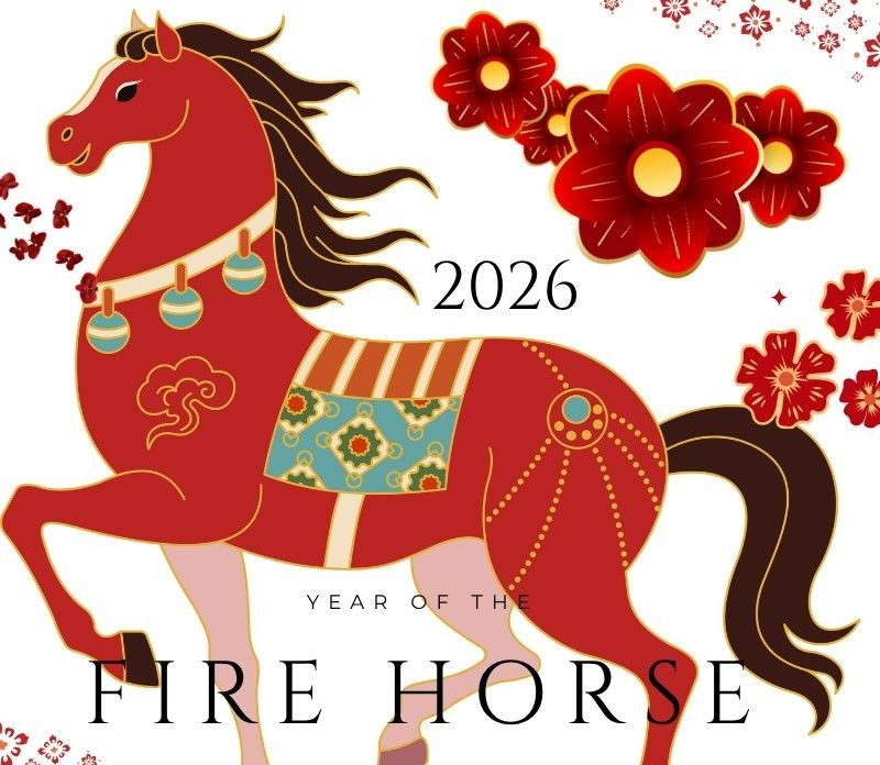 2026 Year of the Wood Horse in Chinese astrology, symbolising aligned action, growth, and purposeful forward movement.