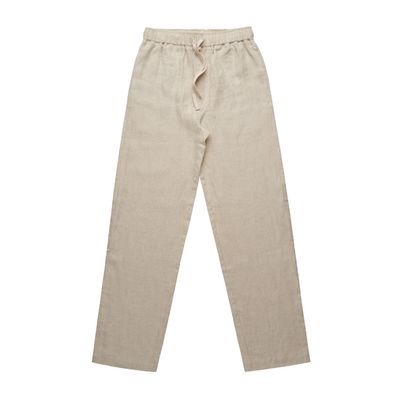 Aspiga Men's Sustainable Linen Full length Relaxed Trousers | Beige