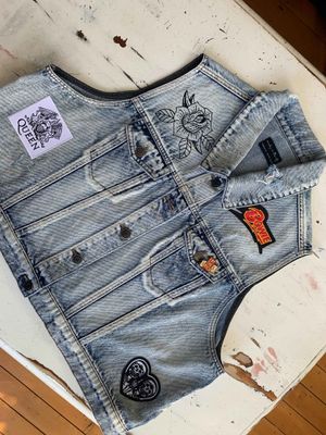 One Of A Kind Denim vest