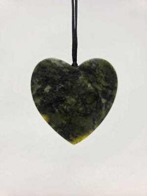 Douglas River Pounamu Heart Pendant