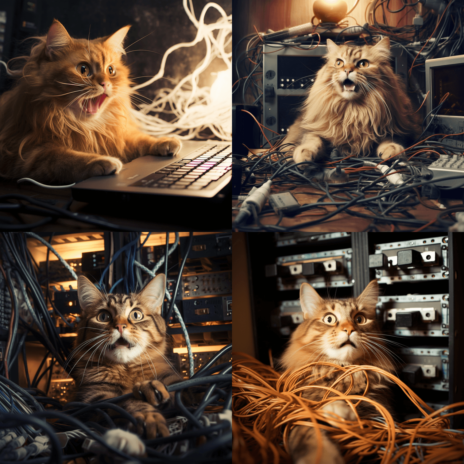 Cat breaking stuff