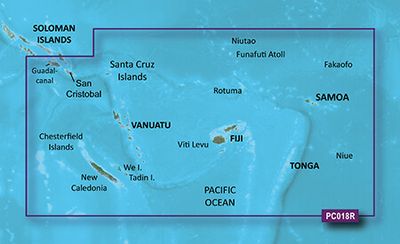 Garmin BlueChart G3 Chart - New Caledonia - Fiji