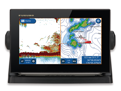 Furuno DB9 Chartplotter/Fishfinder and includes 4D NZ Chart