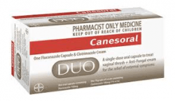 Canesoral Duo - One Dose Oral Capsule and Cream INSTORE CONSULTATION REQUIRED