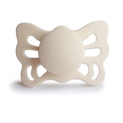 FRIGG Anatomical Butterfly Silicone Pacifier | Cream