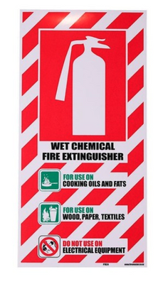 Wet Chemical Sign