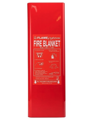 Fire Blanket in Hard Case Large 1.8 x 1.8M