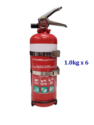 1 kg ABE Dry Powder extinguisher 6 pack