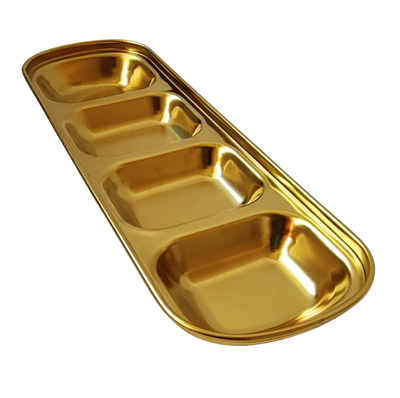 Gold 4 Grid Sorting tray