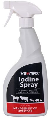 Vetmax Iodine Spray 2.5% Solution Spray