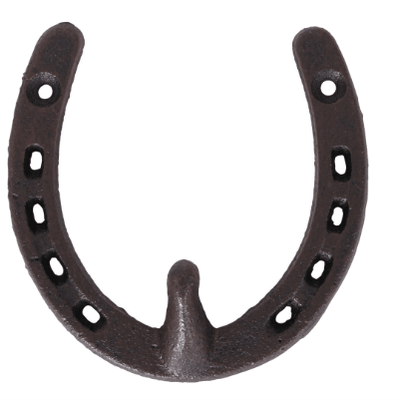 Cast Iron Horse Shoe Single Key Hook