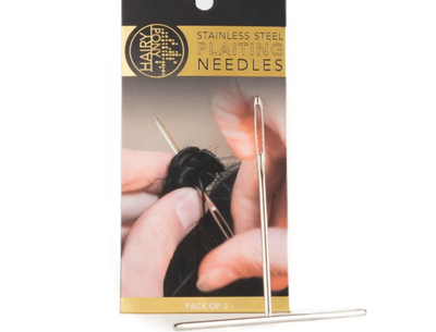 Hairy Pony Stainless Steel Plaiting Needles - 2 Pack