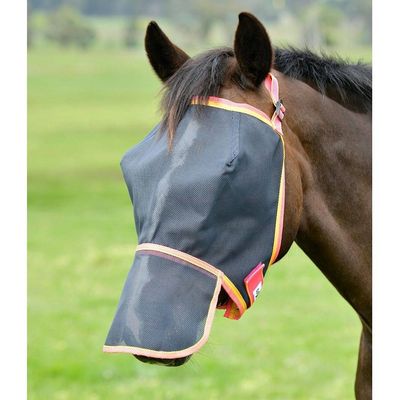 Saxon Buzz Away Fly Mask with Nose