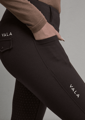 Vala Sculpt &amp; Smooth Riding Breeches - Bitter Chocolate