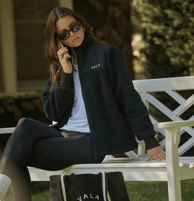 Vala Willa Recycled Fleece Teddy Jacket