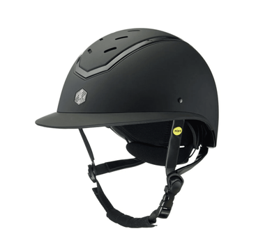 Charles Owen Kylo with MIPS  - Wide Peak -  Black Matte with Black Gloss