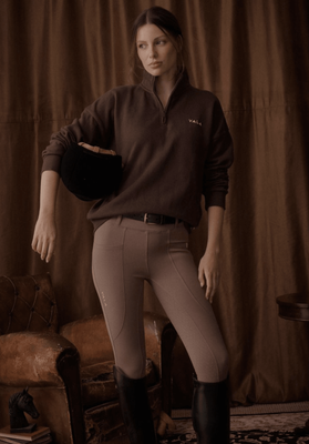 Vala Olsen 1/4 Zip Fleece - Cocoa