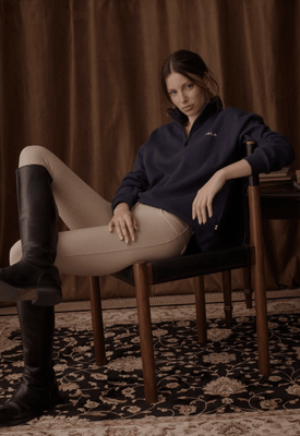 Vala Olsen 1/4 Zip Fleece - Navy