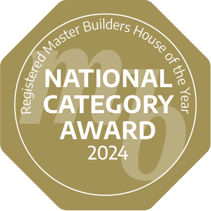 House of the Year 2024 National Award Winner badge for the Matangi new build 