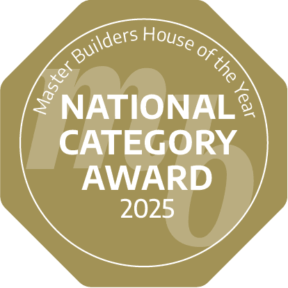 House of the Year 2025 National Award Winner badge for the Matangi renovation