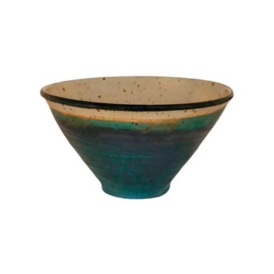 Bluestone Ceramic Flared Bowl Medium