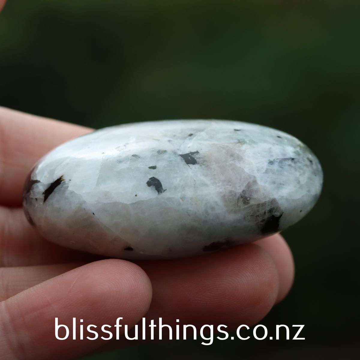 Rainbow moonstone with black clearance tourmaline meaning