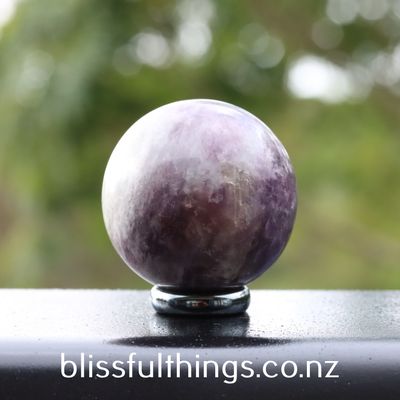 Lepidolite with Rubellite/Unicorn Stone Sphere/Ball