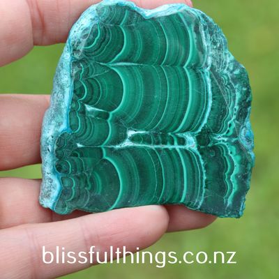 Malacholla (Malachite &amp; Chrysocolla) -Polished Slice-