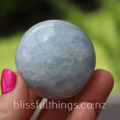 Blue Calcite Ball/ Sphere 4.4cm