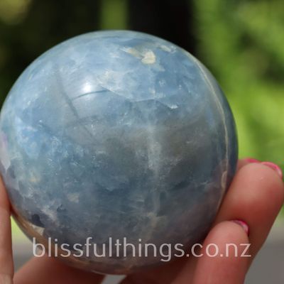 Blue Calcite Ball/ Sphere 6.5cm