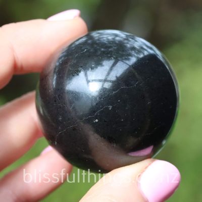 Black Basalt Sphere