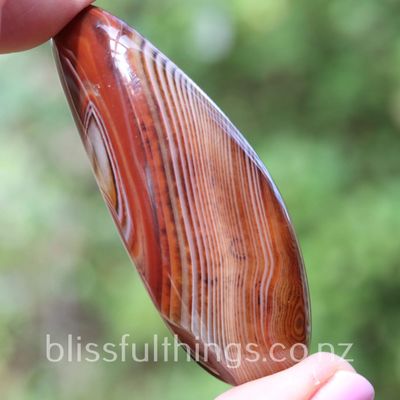 Silky Agate, Tumbled