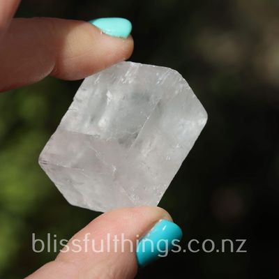 Pink Calcite Rhomb Cube (Iceland Spar)