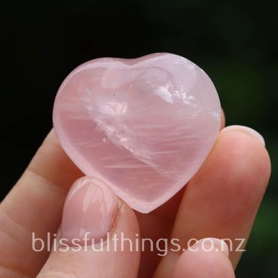 Rose Quartz Heart (small)