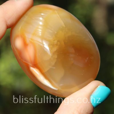 Carnelian Palm Stone