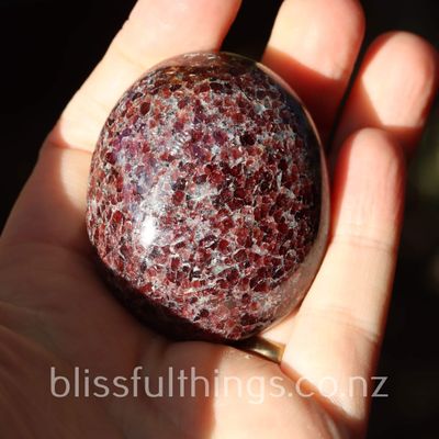 Garnet Palm Stone