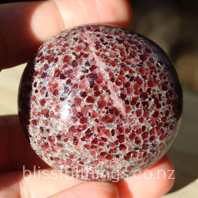 Garnet Palm Stone