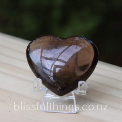 Smokey Quartz Heart (small)