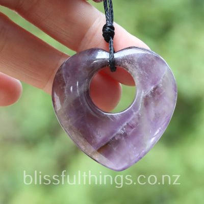 Amethyst Heart Pendant