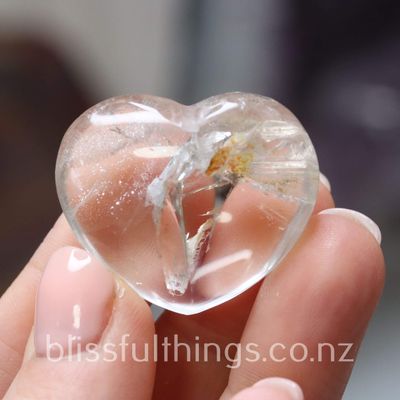 Clear Quartz Heart (small)