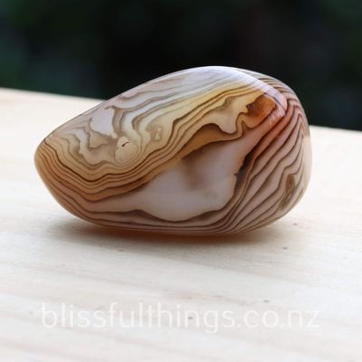 Silky Agate, Tumbled