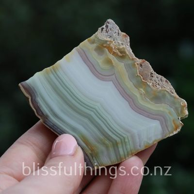 Rainbow Banded Calcite Polished Face