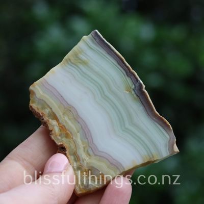 Rainbow Banded Calcite Polished Face