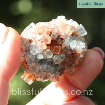 Sputnik Aragonite with Brown and White