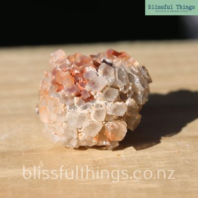 Sputnik Aragonite with Brown and White