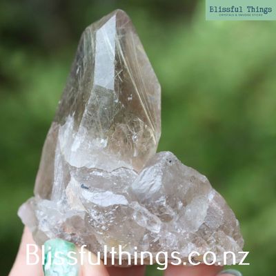 Rutilated Smokey Quartz Crystal