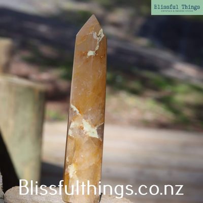 Golden Healer Quartz Tower